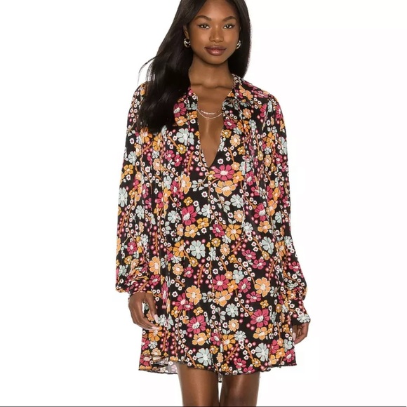 Free People Dresses & Skirts - NEW Free People Daisy Jane Floral Shift Dress